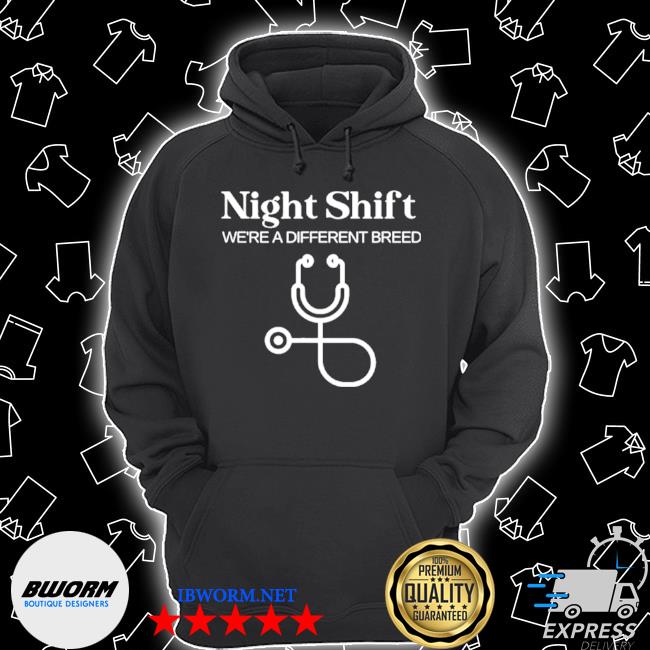 Night Shift Different Breed Stethoscope Funny Nurse RN RT T-Shirt