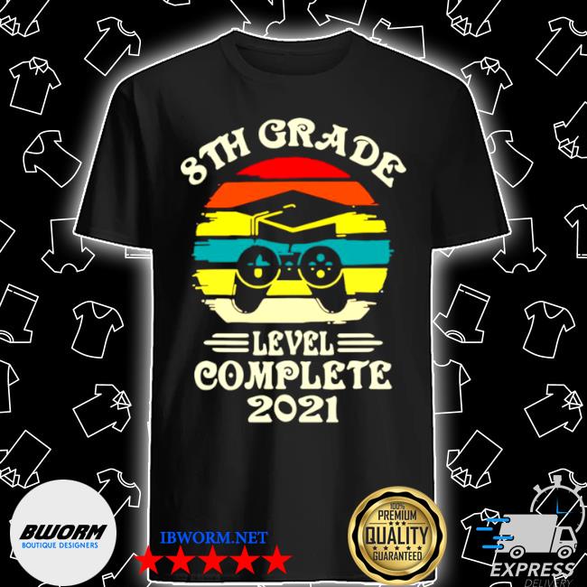 Gamer 8th Grade Level Complete 21 Vintage Retro Shirt Hoodie Sweater Long Sleeve And Tank Top