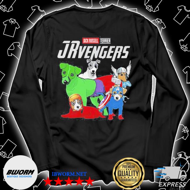 jack russell avengers t shirt