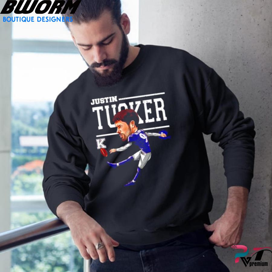 Baltimore Ravens Justin Tucker Cartoon Shirt, hoodie, sweater