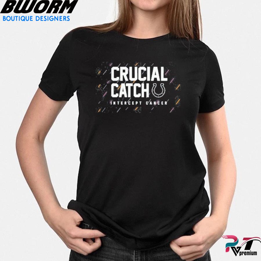 Indianapolis Colts 2021 Crucial Catch Intercept Cancer T-shirt