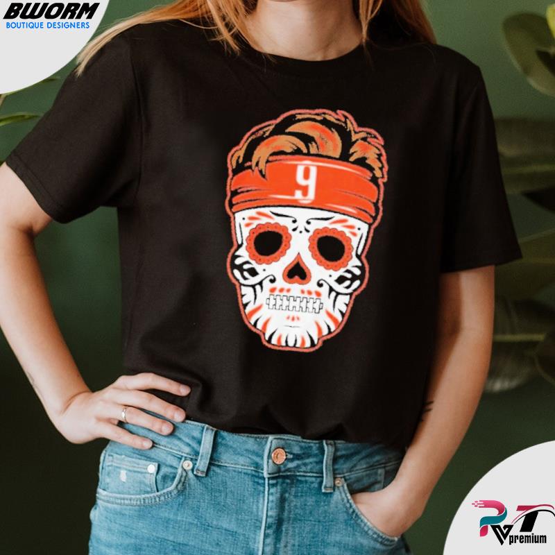 Joe Burrow Sugar Skull T-Shirt + Hoodie