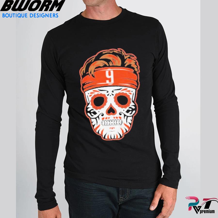 Joe Burrow sugar skull shirt