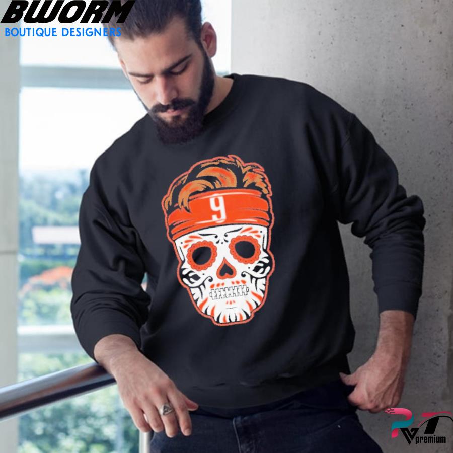 Official joe burrow sugar skull shirt, hoodie, sweater, long sleeve and  tank top