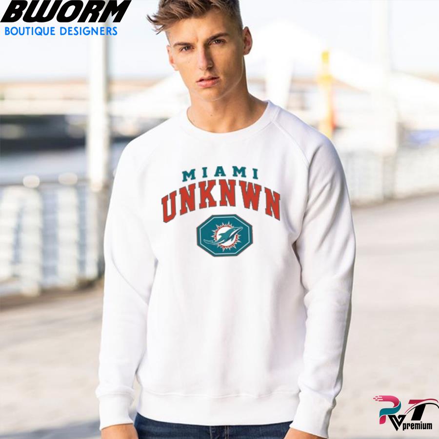 Miami Dolphins UNKNWN White Arch Shirt, hoodie, sweater, long sleeve and  tank top