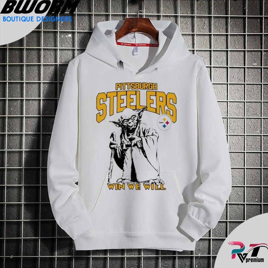 Pittsburgh Steelers Star Wars Yoda Win We Will T- shirt, hoodie