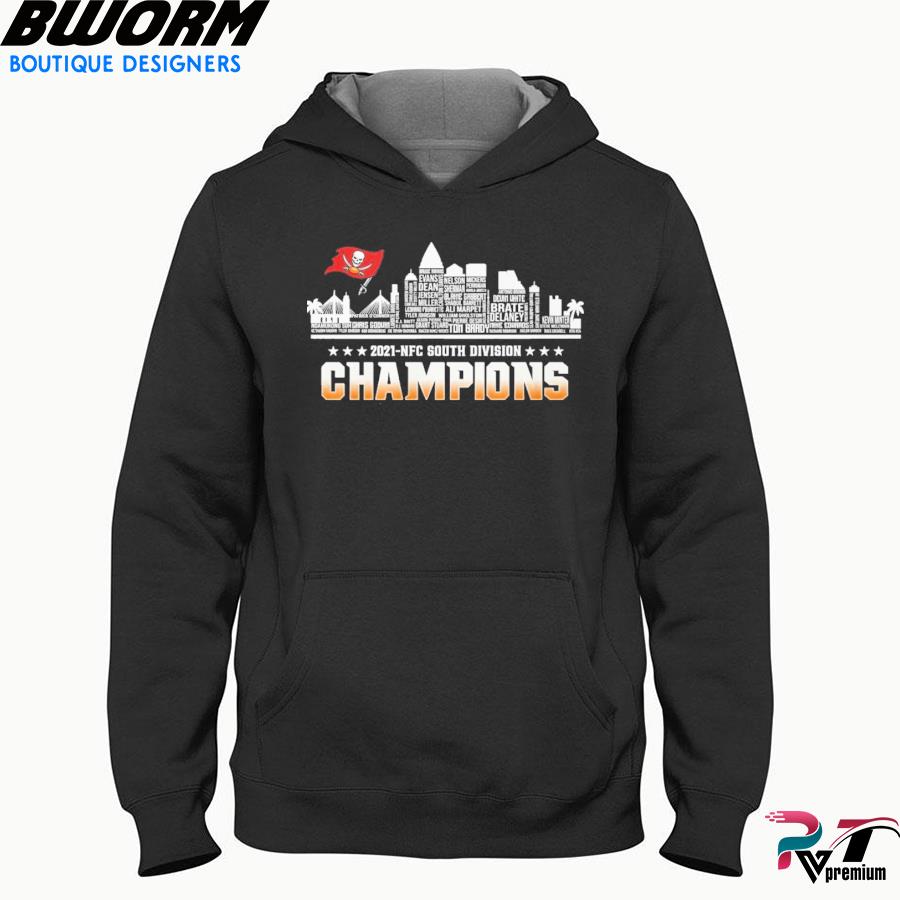 Tampa bay buccaneers city 2022 nfc south division champions shirt, hoodie,  sweater, long sleeve and tank top