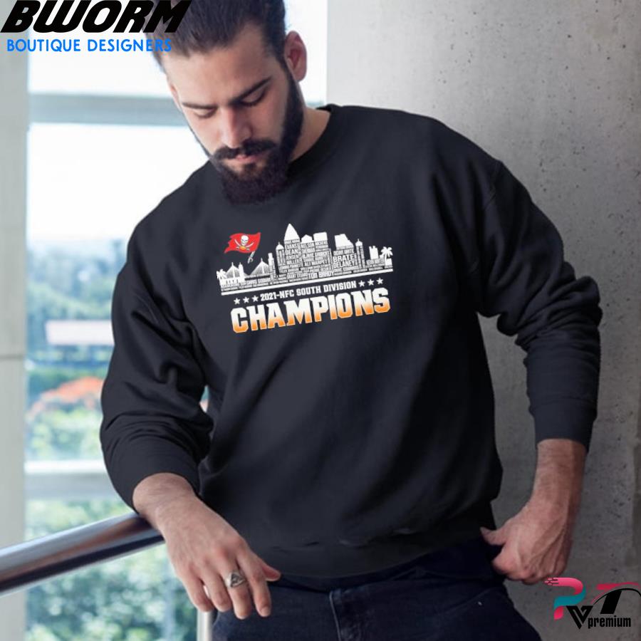 Tampa bay buccaneers city 2022 nfc south division champions shirt, hoodie,  sweater, long sleeve and tank top