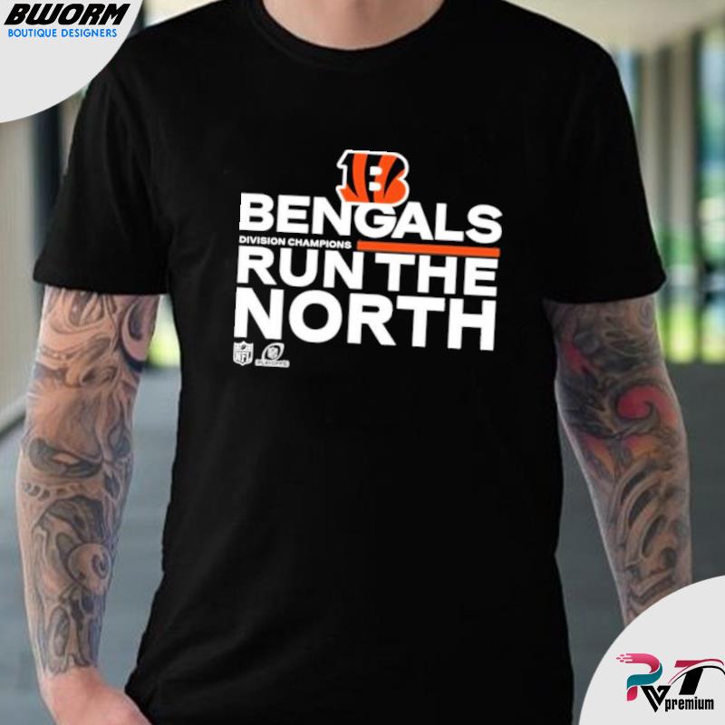 Cincinnati Bengals Run The North Shirt 2021 AFC North Division Champions  Trophy Collection T-Shirt, hoodie, sweater, long sleeve and tank top