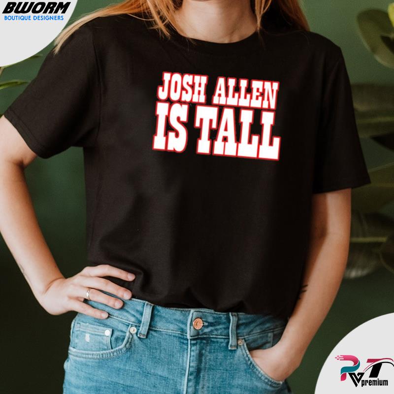 Women's Josh Allen Jersey Print Scrub Top