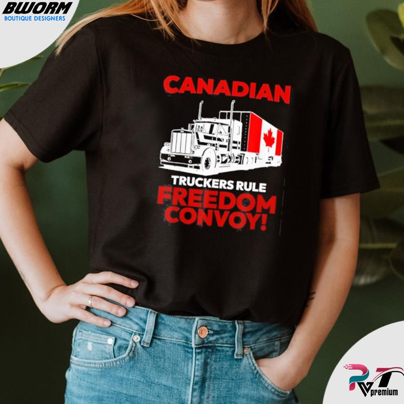 Canadian trucker freedom convoy 2024 shirt, hoodie, sweater, long