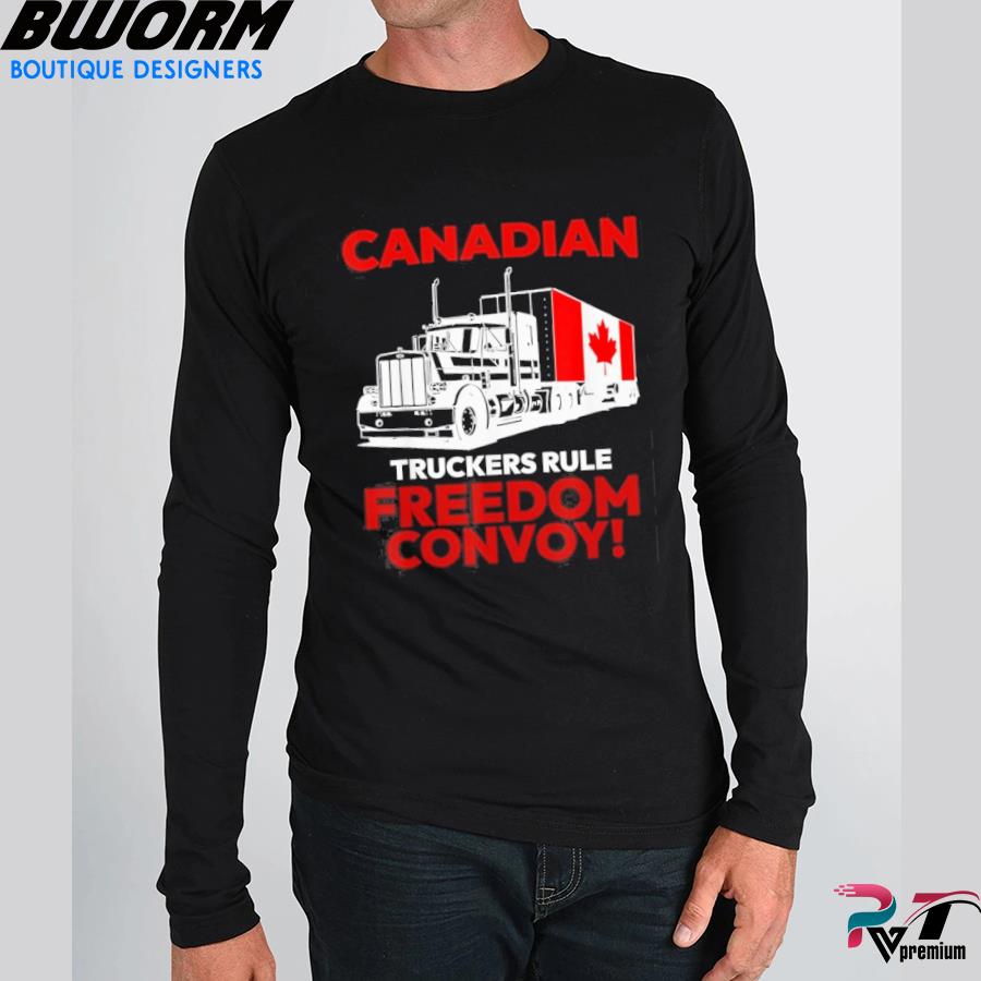 Canadian trucker freedom convoy 2024 shirt, hoodie, sweater, long