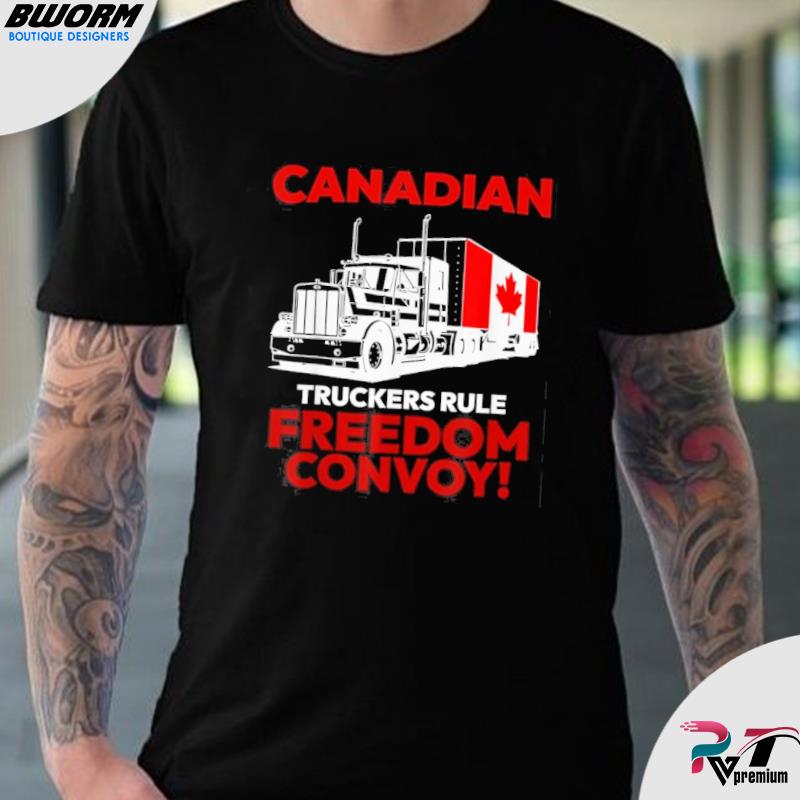 Canadian trucker freedom convoy 2024 shirt, hoodie, sweater, long