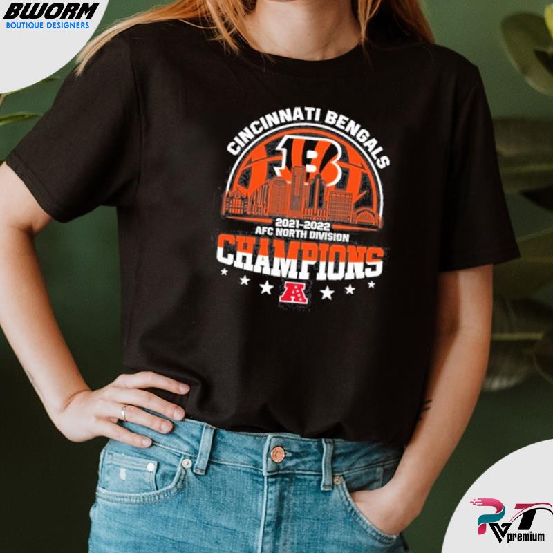 Premium Cincinnati Bengals Champions 2021 2022 AFC North Conference  Championships T-Shirt, hoodie, sweater, long sleeve and tank top