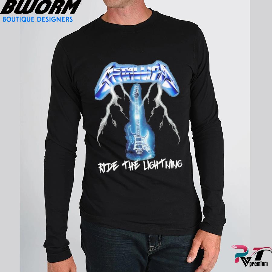 Metallica ride the lightning shirt, hoodie, sweater, long sleeve and tank  top