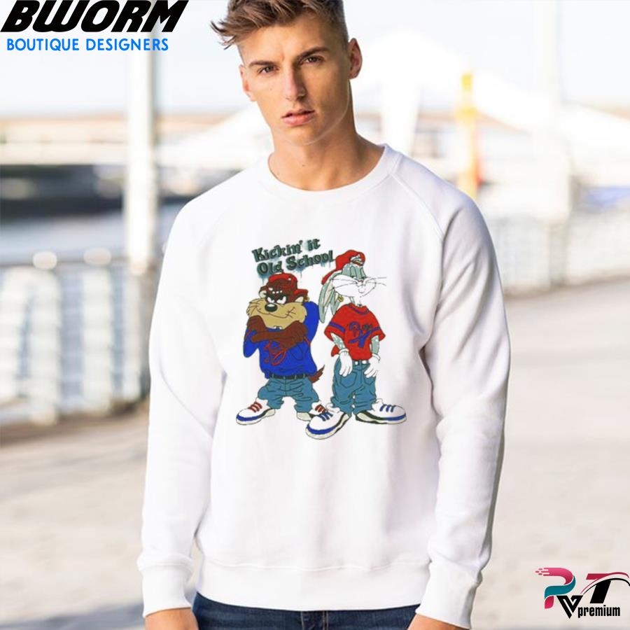 Vintage 90s Looney Tunes Kickin It Old School T-Shirt, hoodie