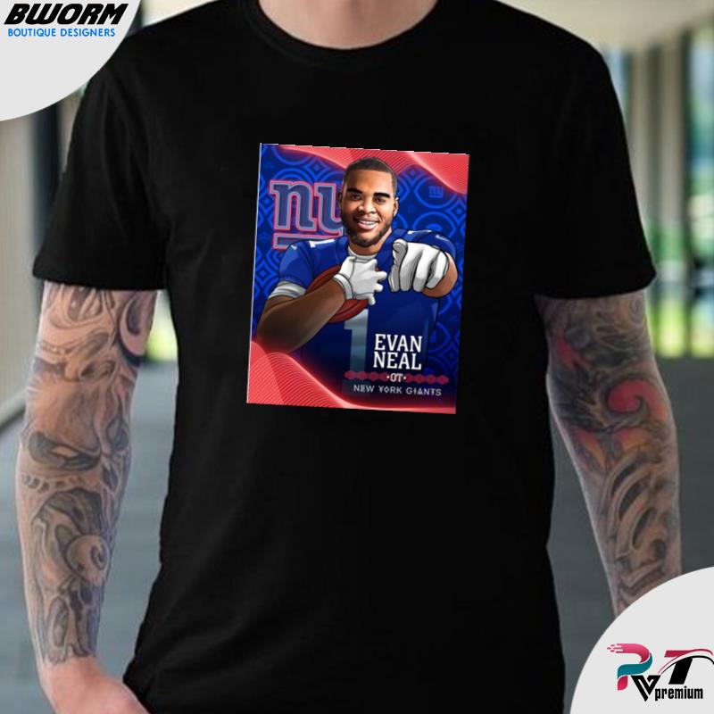 Congratulation Evan Neal New York Giants NFL Draft 2022 T-Shirt - REVER  LAVIE