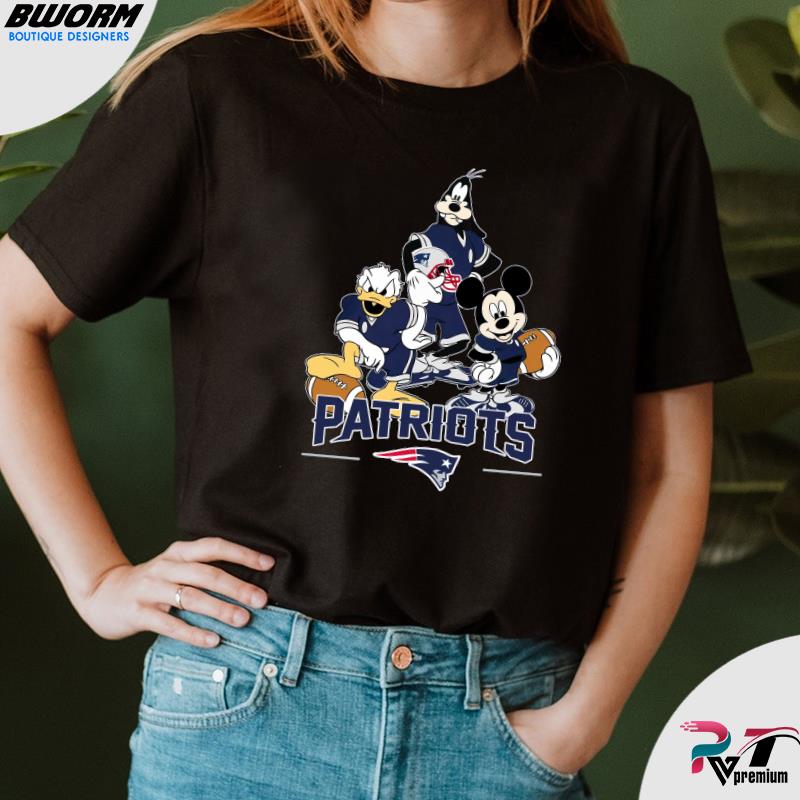 Disney characters mashup new england Patriots shirt, hoodie