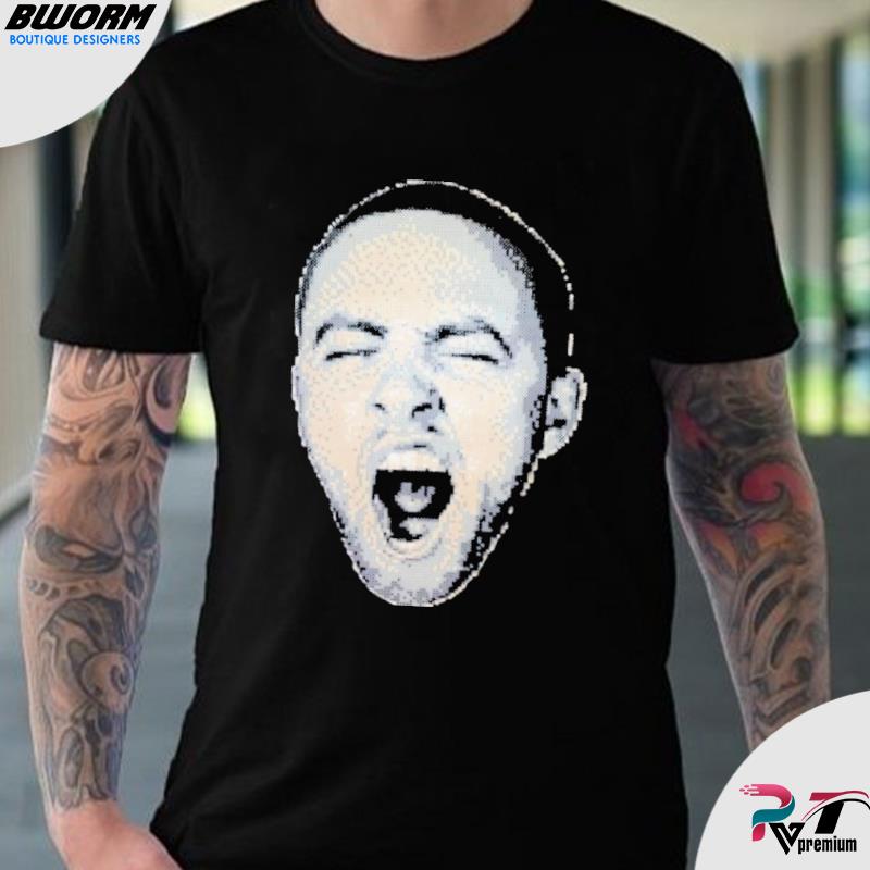 Mac Miller Perler Bead Portrait shirt