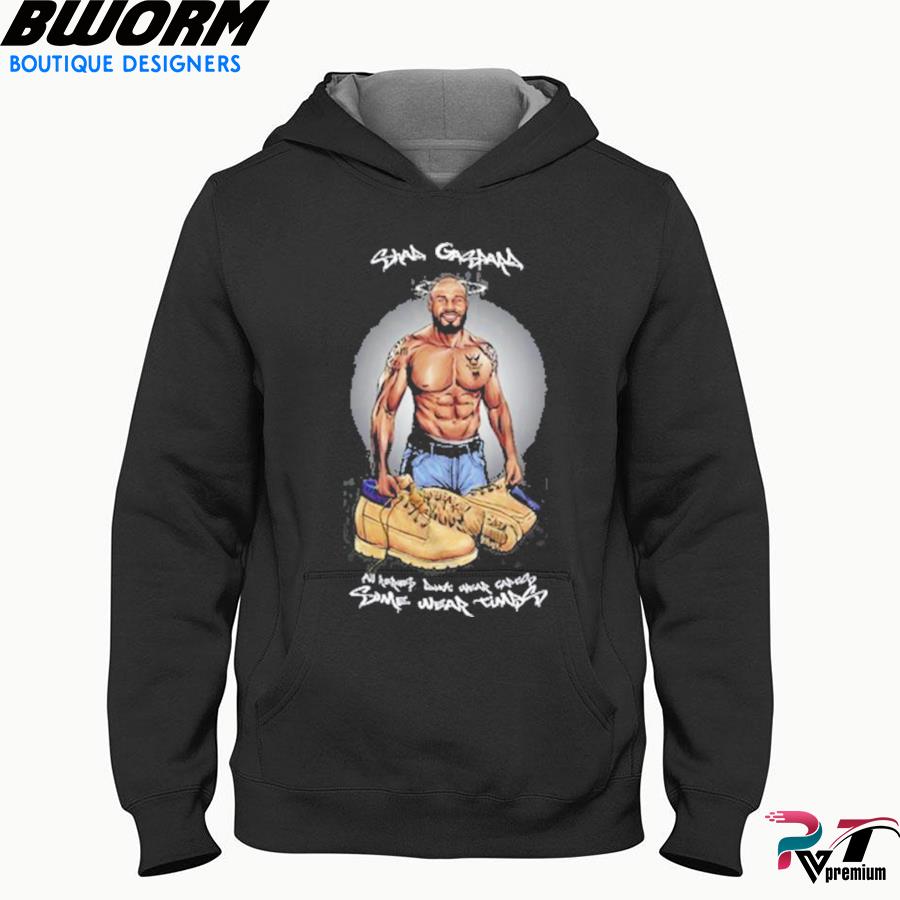 Shad Gaspard all heroes don't wear capes some wear Timbs boots wwe shirt,  hoodie, sweater and v-neck t-shirt