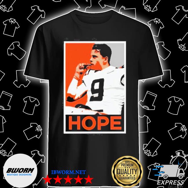 Joe Burrow 9 Cincinnati Bengals Hope T-Shirt