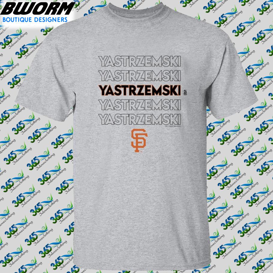 San Francisco Giants Mike Yastrzemski Stacked Tee Shirt