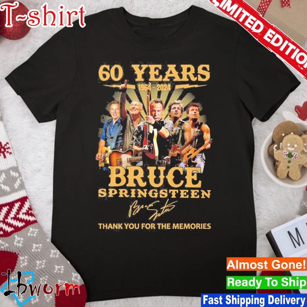 60 Years 1964 – 2024 Bruce Springsteen Thank You For The Memories shirt