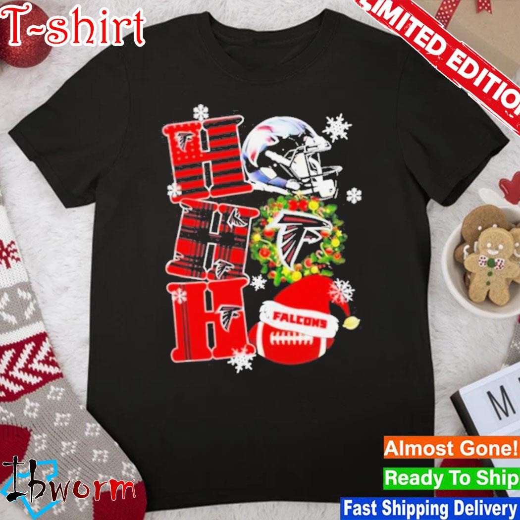 Atlanta Falcons Ho Ho Ho Merry Christmas shirt