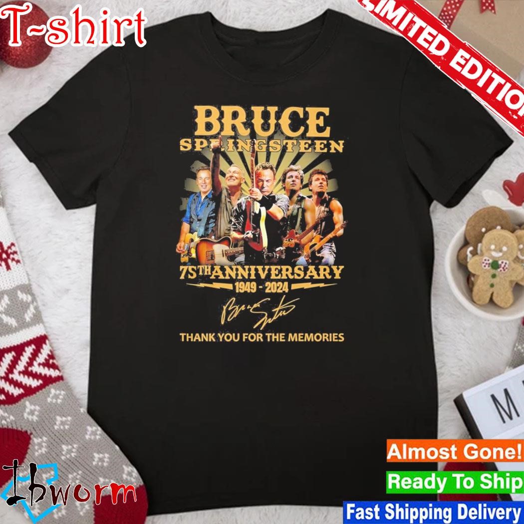 Bruce springsteen 60 years 1964-2024 thank you for the memoreis shirt