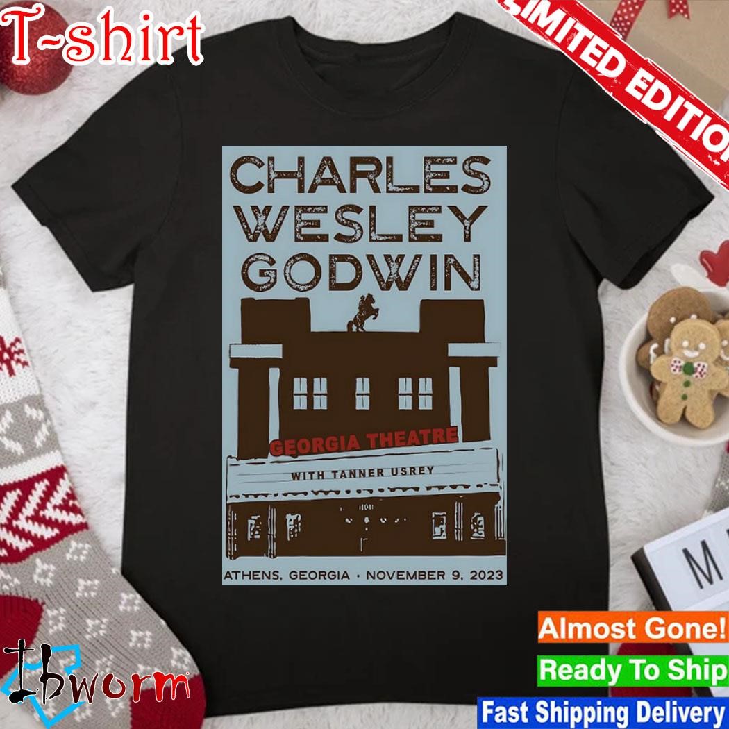 Charles Wesley Godwin at Georgia Theatre Tour 2023 Poster shirt