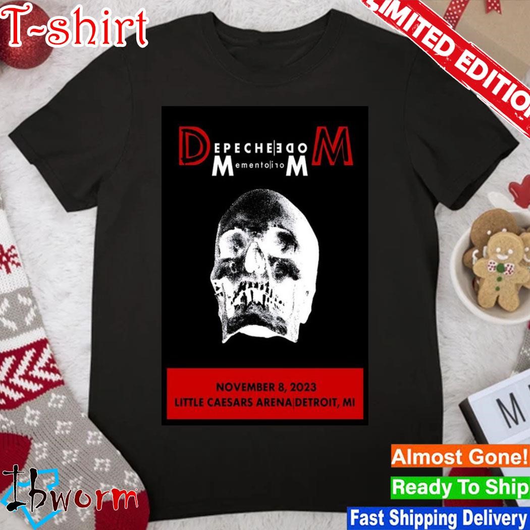 Depeche Mode November 8, 2023 Little Caesars Arena Detroit, MI Tour Poster shirt
