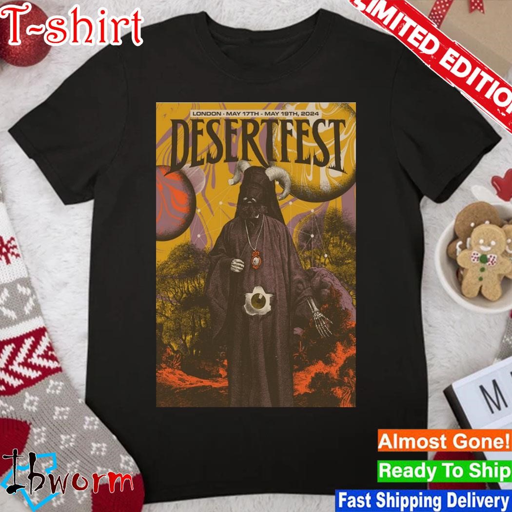 Desertfest May 17-19, 2024 London, England poster shirt