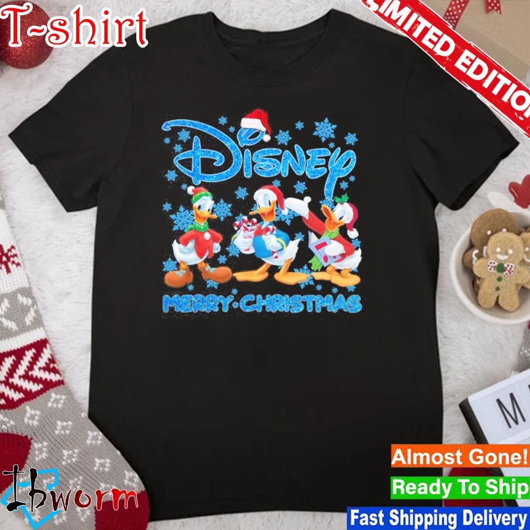 Donald Duck hat santa Disney merry christmas shirt