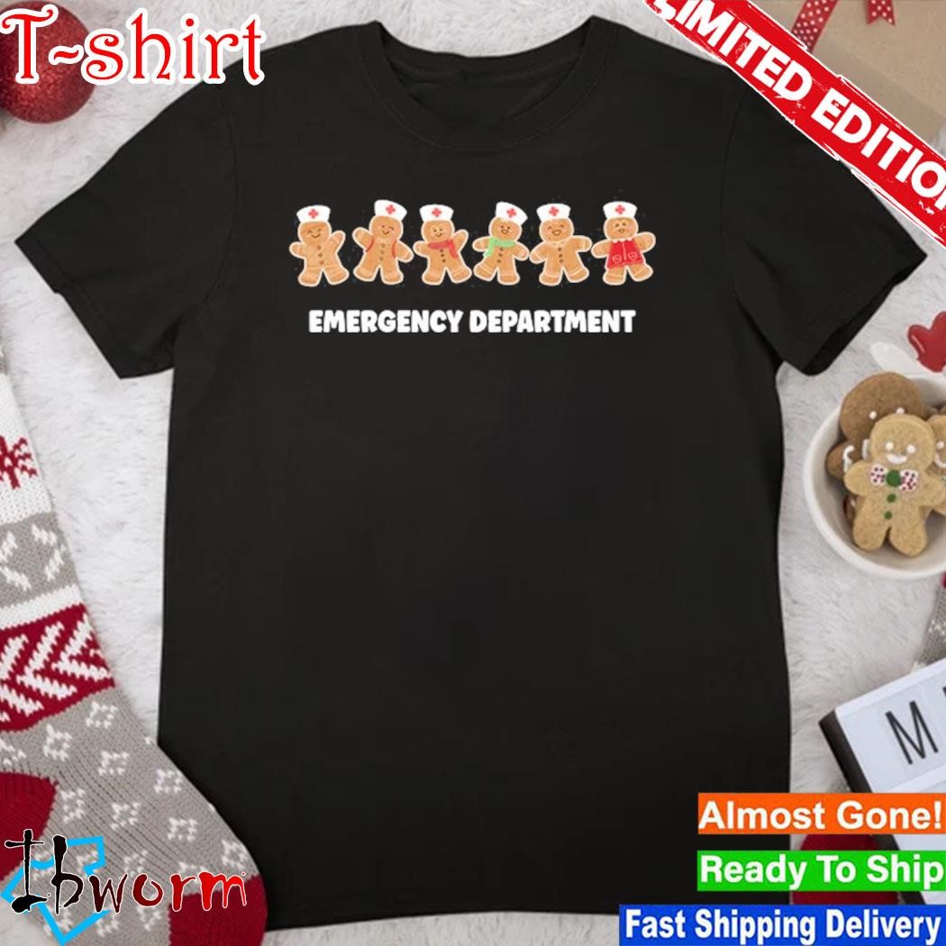 Gingerbread Cookies nurse emergency department christmas shirt