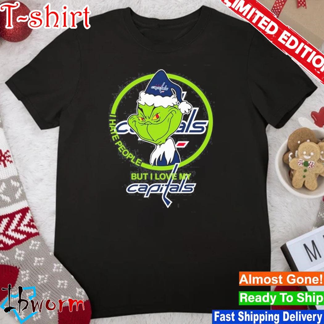 Grinch I love Washington capitals and Christmas shirt