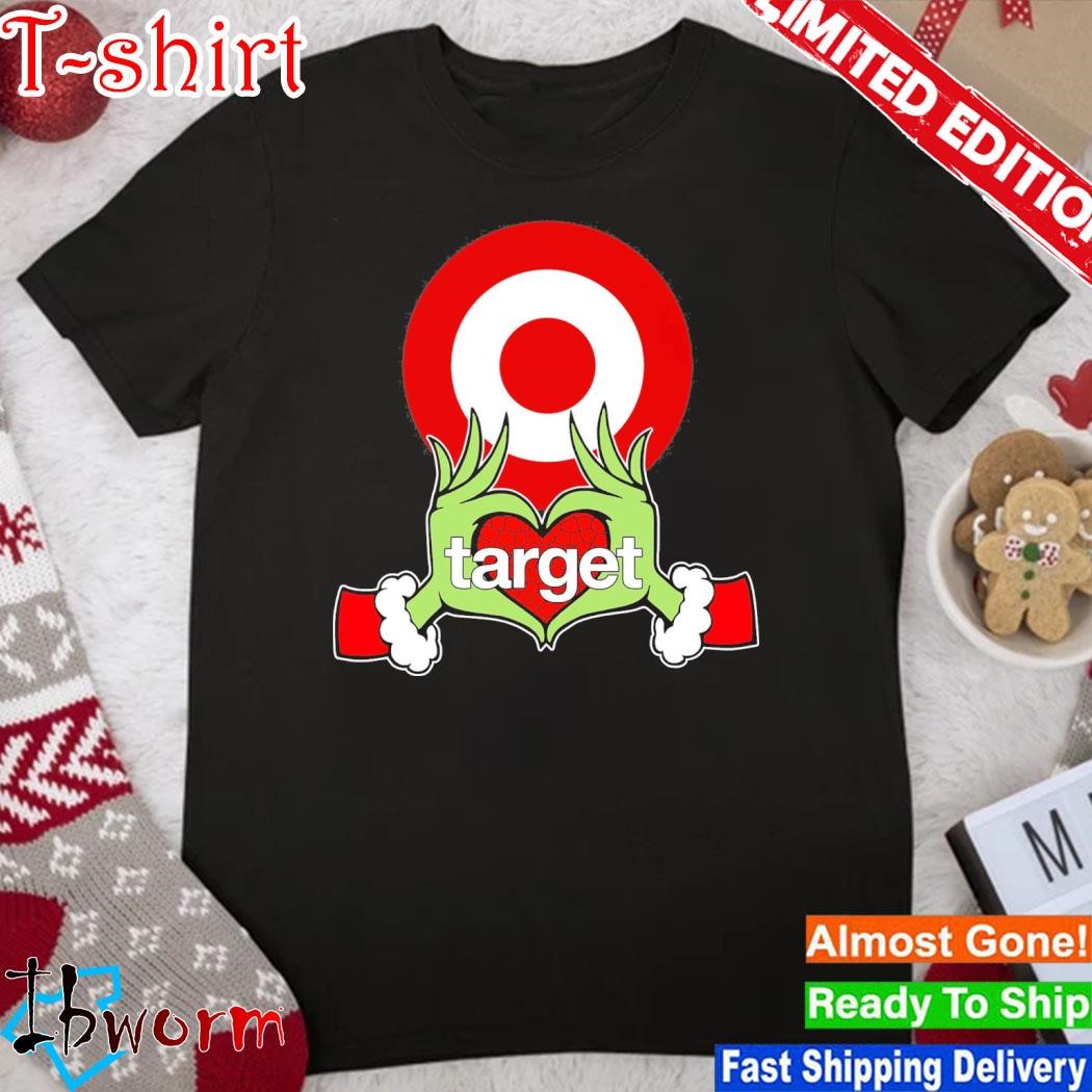 Grinch santa love target merry christmas shirt