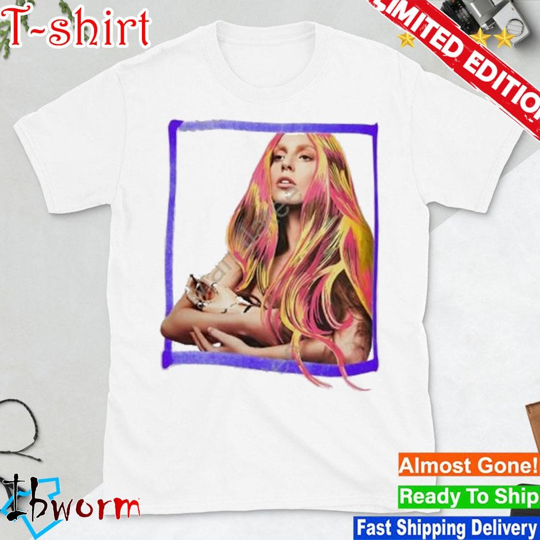 Lady Gaga Artpop Pink Sketch Shirt
