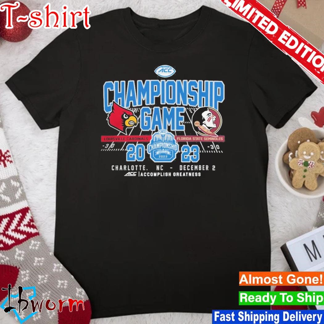Louisville Cardinals and FSU ACC Football Championship Game 2023 Shirt,  hoodie, sweater, long sleeve and tank top