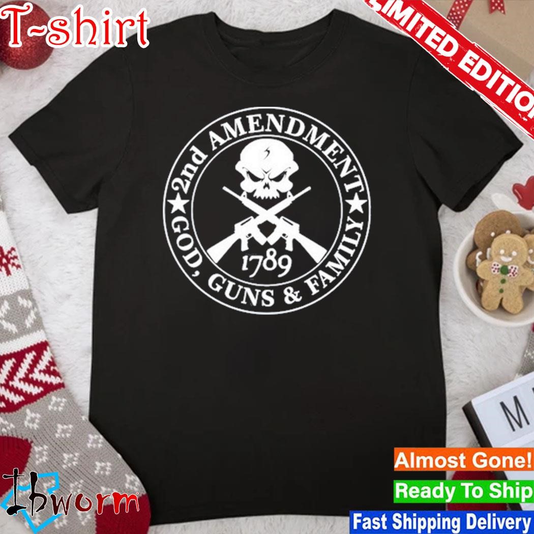 Official 2Nd Amendment God Guns Family Shirt