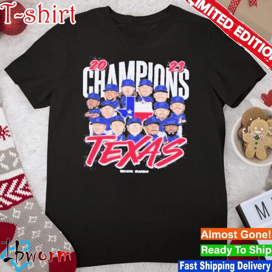 Official 500Level Texas Baseball Champions 2023 WHT shirt