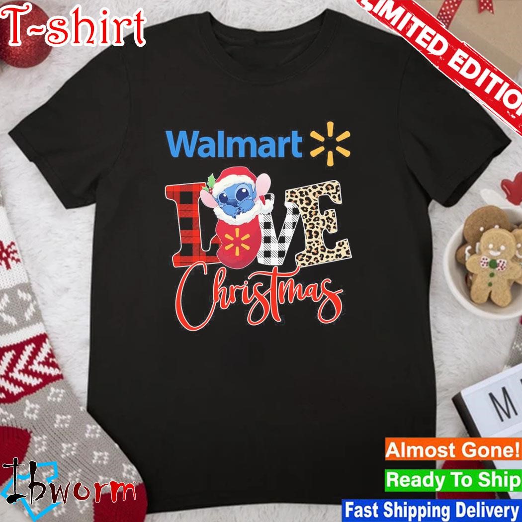 Official baby Stitch hat santa Walmart love christmas shirt