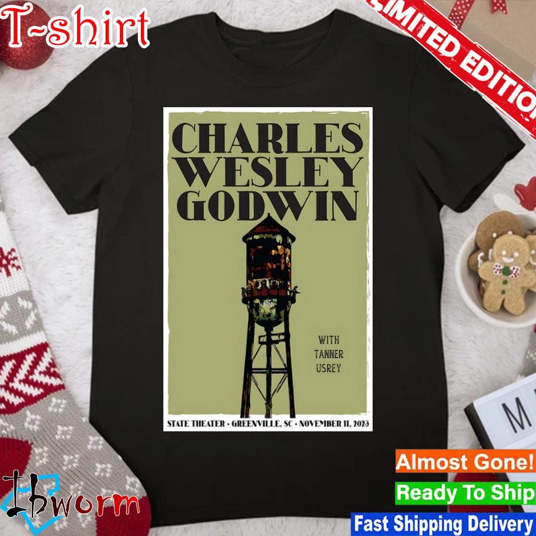 Official charles Wesley Godwin Nov 11, 2023 State Theatre Greenville, NC Poster shirt
