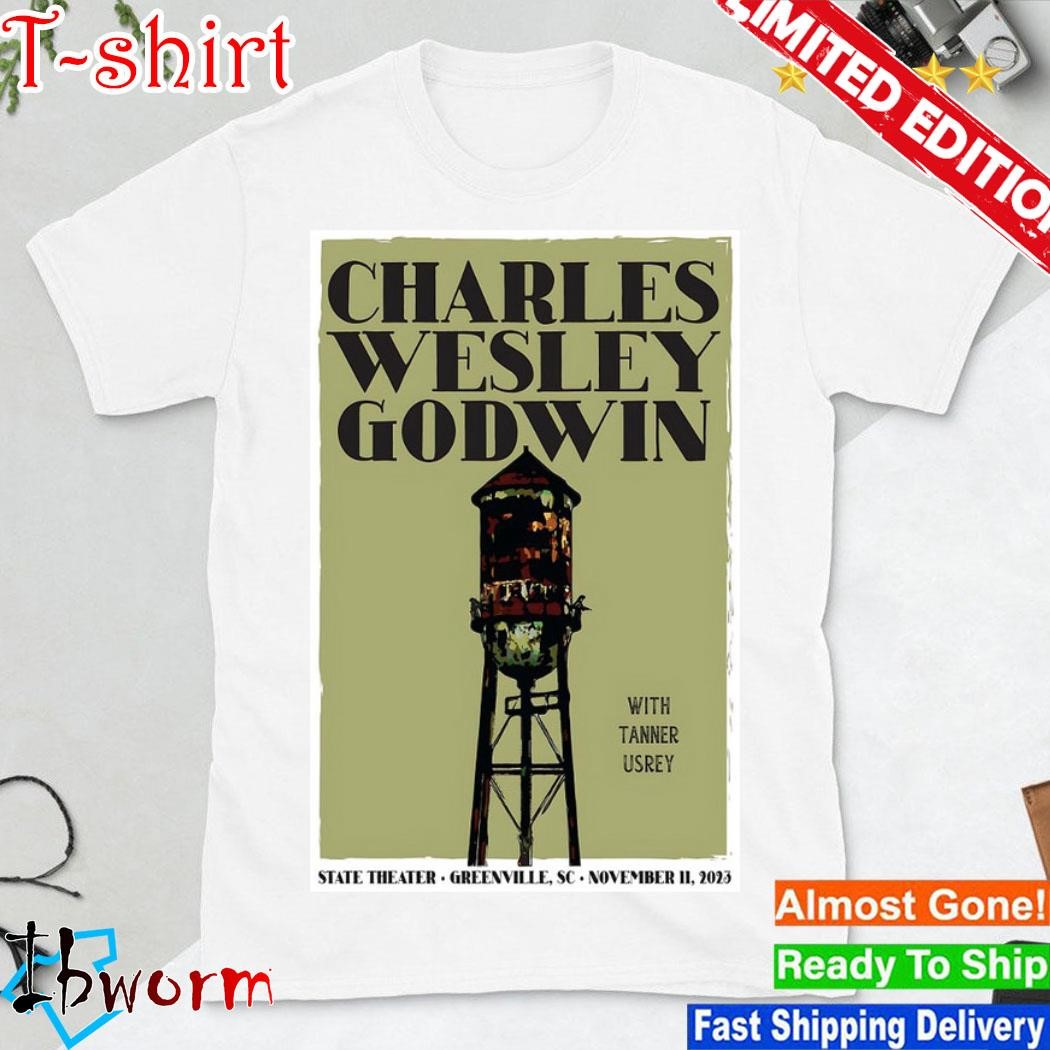 Official charles Wesley Godwin Shows Greenville, North Carolina Nov 11, 2023 Poster shirt