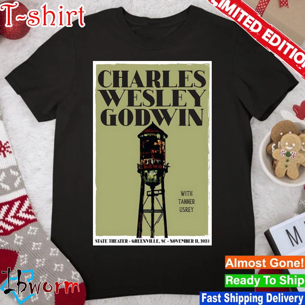 Official charles Wesley Godwin and Tanner Usrey Nov 11, 2023 The State Theatre Greenville, North Carolina Poster shirt