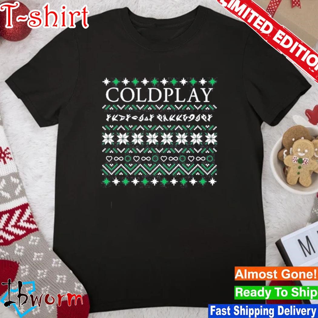 Official coldplay Holiday 2023 shirt