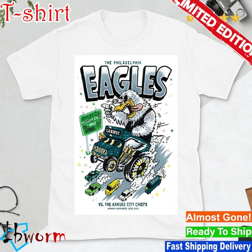 Official eagles vs. Chiefs Nov 20th 2023 Poster shirt
