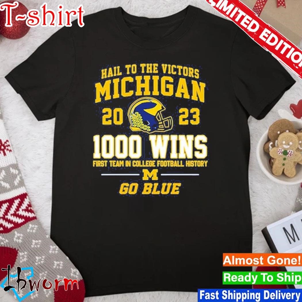 Official hail To The Victors Michigan Wolverines 2023 1000 Wins First ...