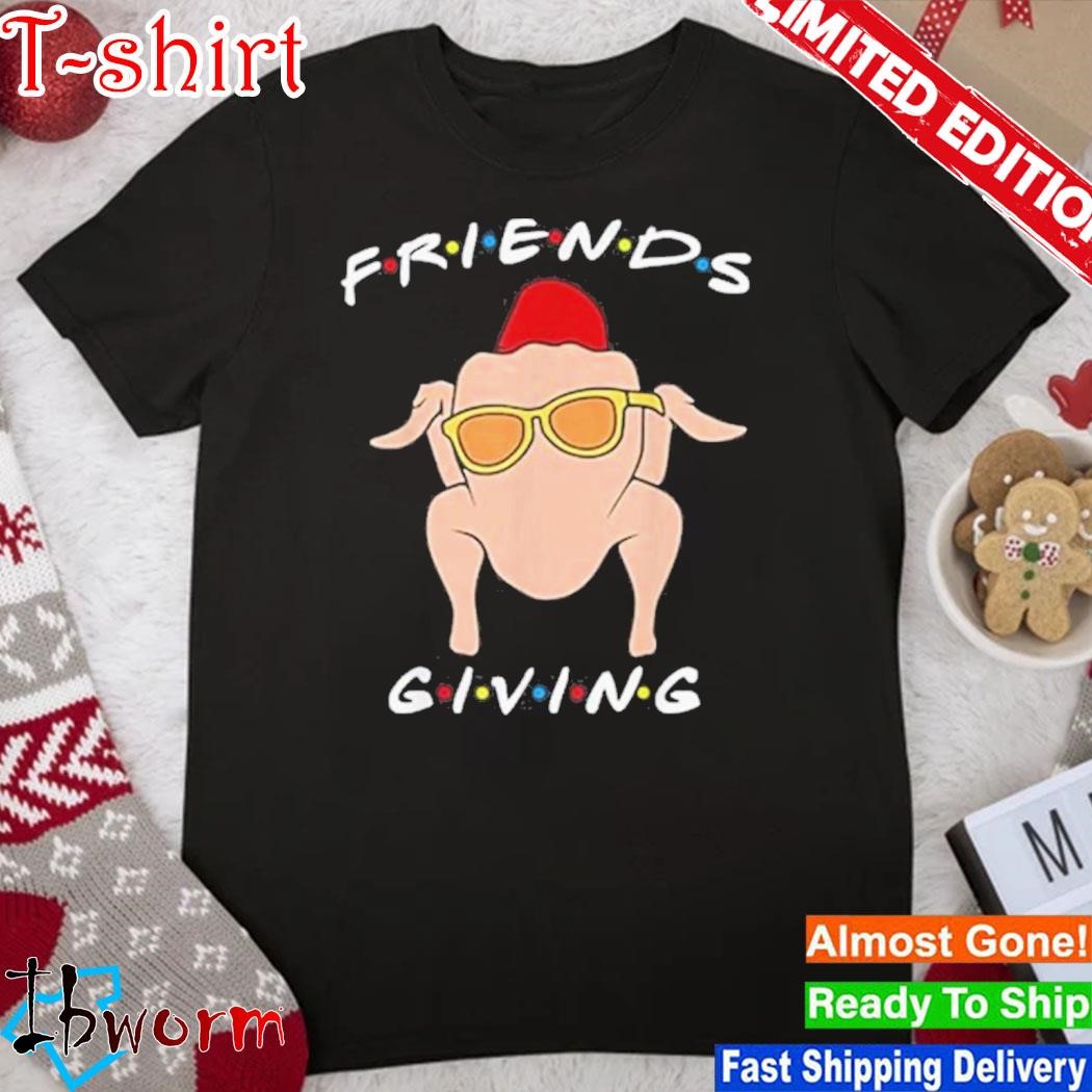 Official happy Friendsgiving Thanksgiving Turkey Friends Holiday T-Shirt