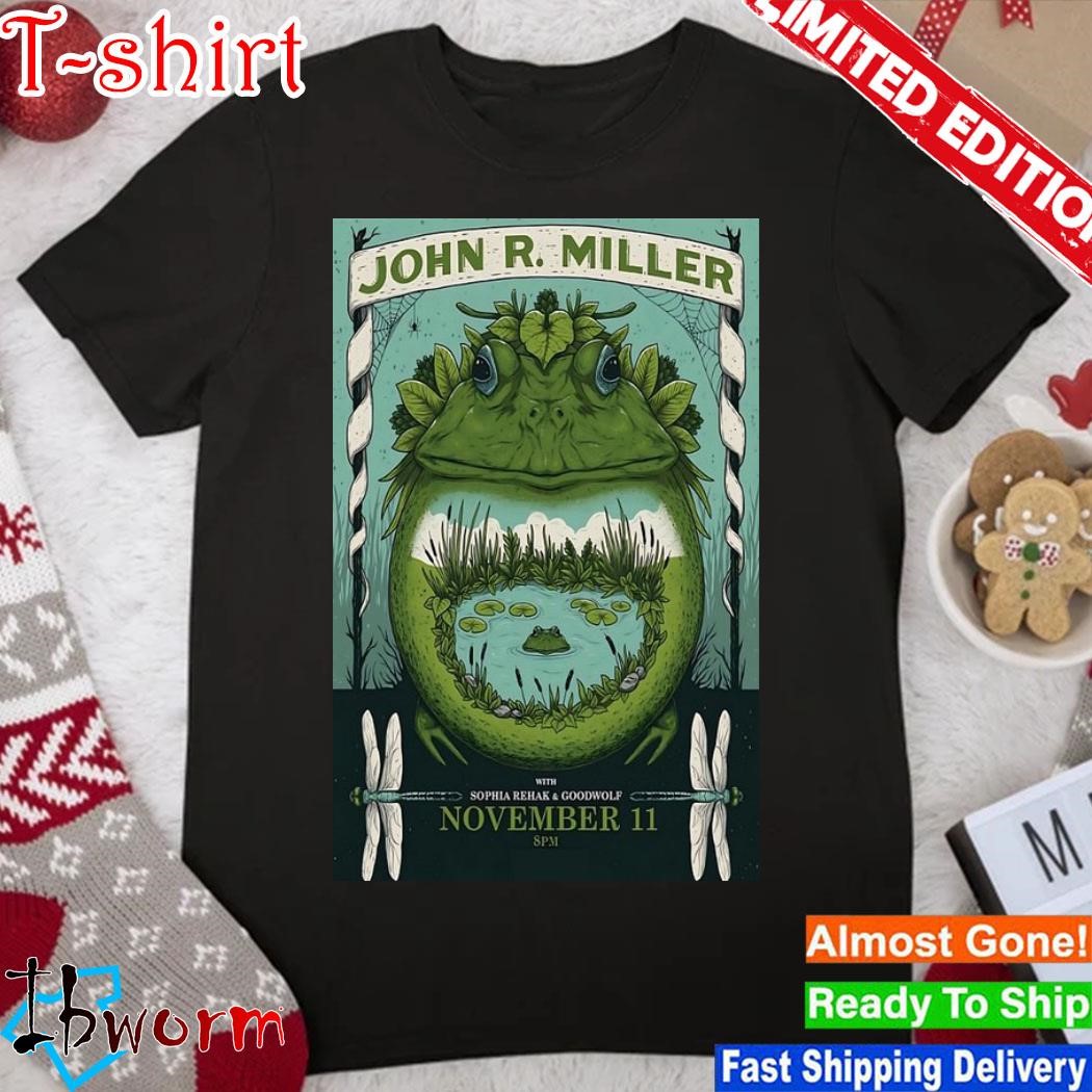 Official john R Miller Pleasant Street Morgantown, WV Nov 11, 2023 Poster shirt