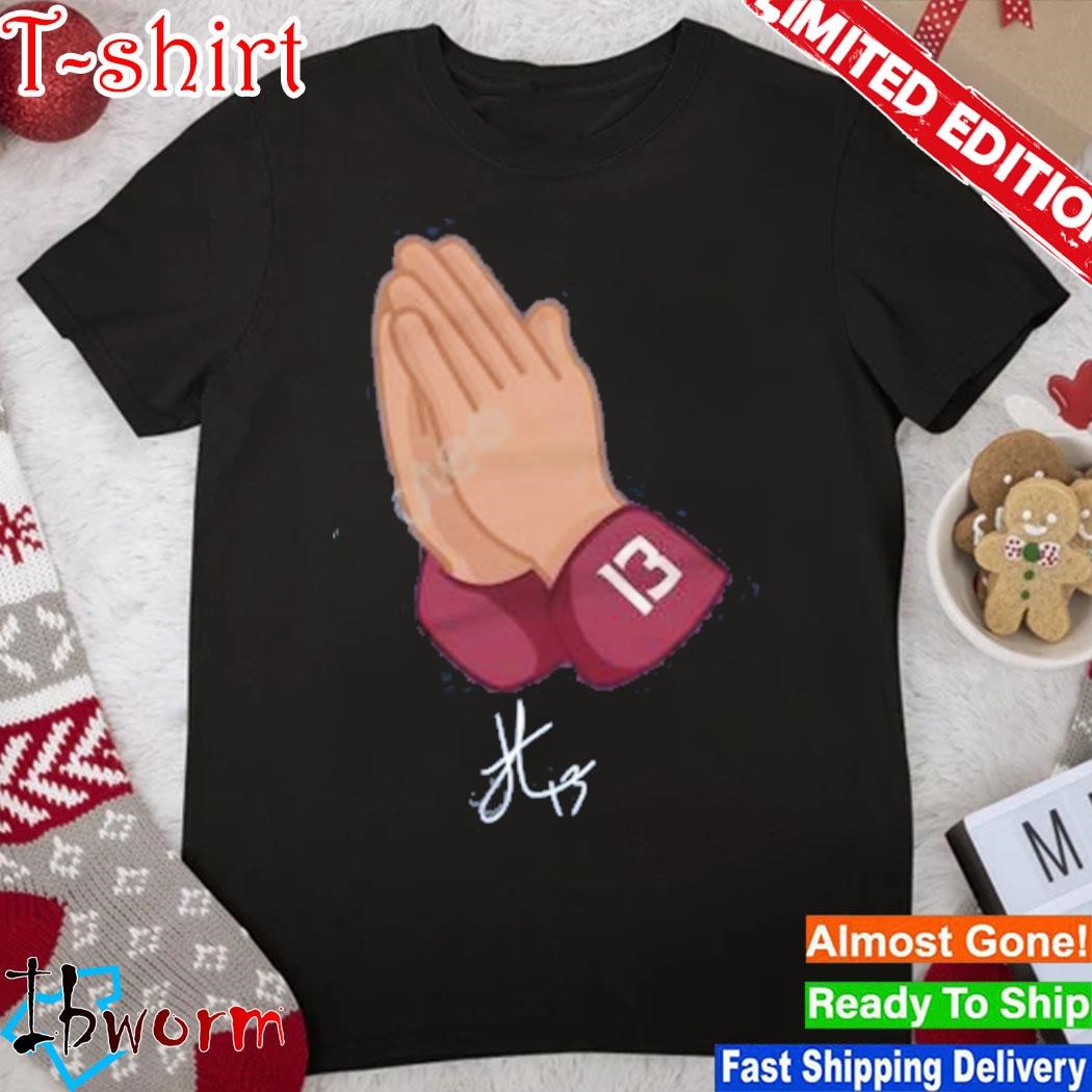 Official jordantravis13 Merchandise Jordan Travis Praying Hand Shirt